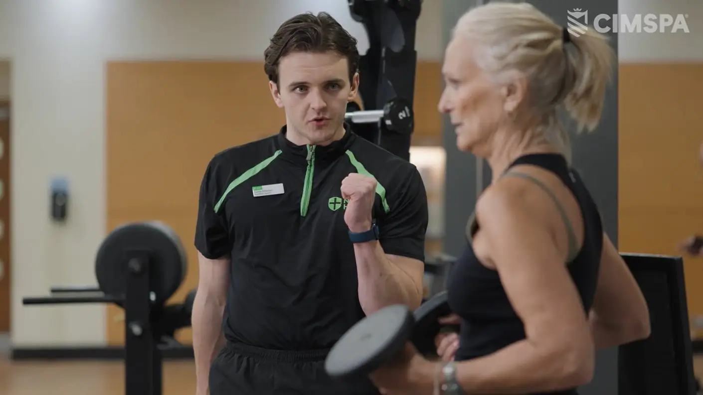 Conor O'Hanlon working with a client